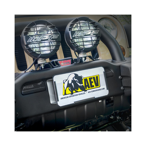 AEV Roller Fairlead Licence Plate Mount