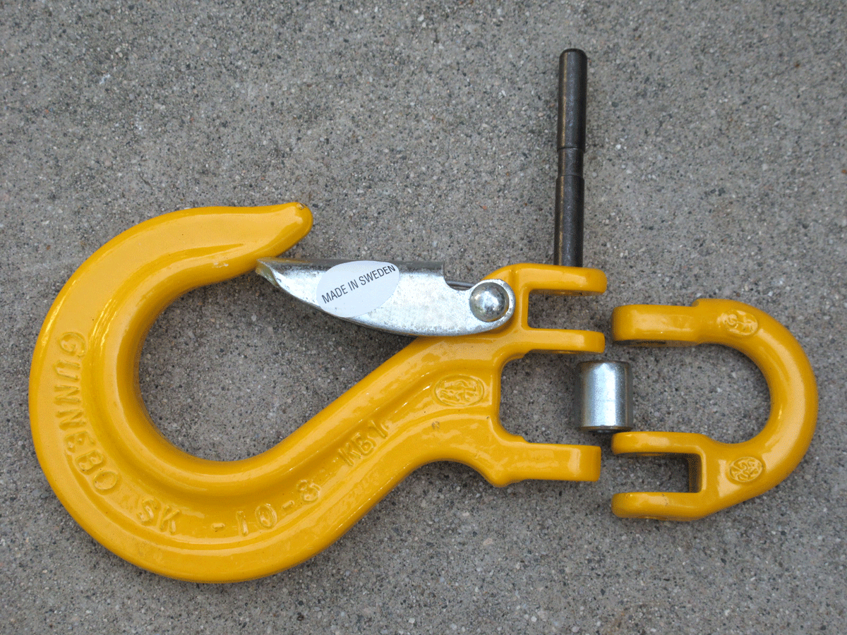 Hook Safety w Spring Lock