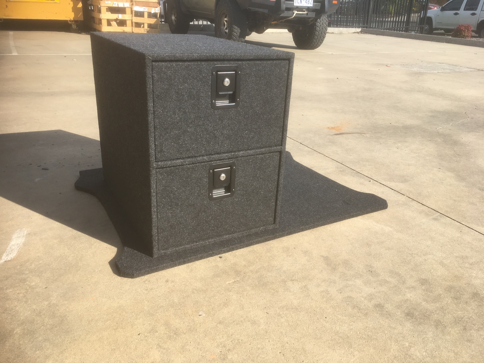 Jk Double Stacked Drawer System No Side Woofer