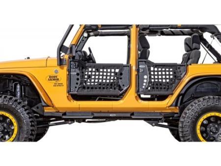 Body Armor Jk Front Gen Iii Trail Doors With Black Nylon Webbing