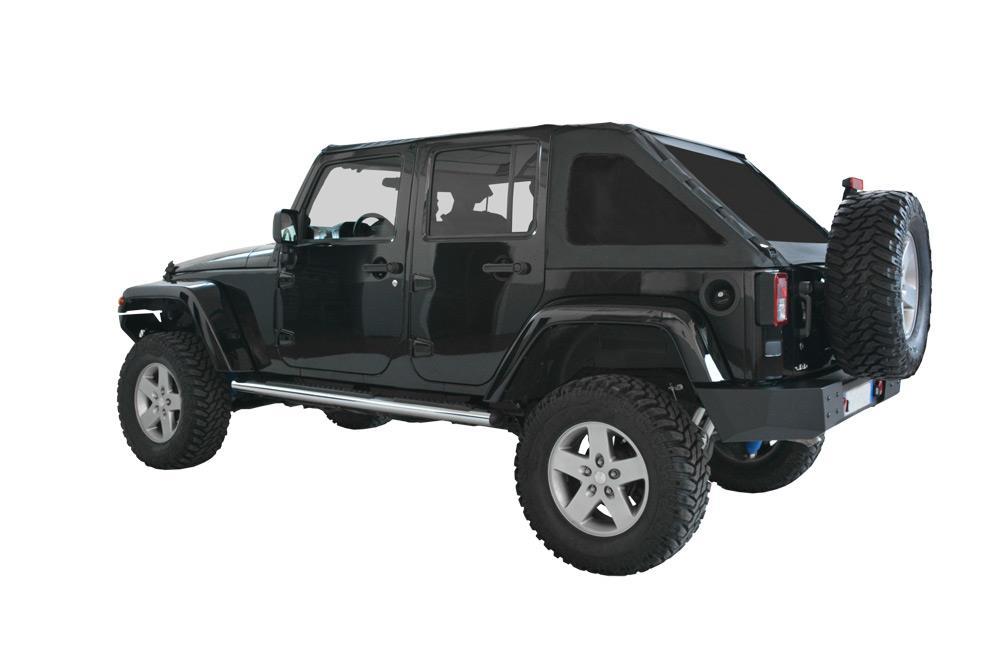 Suntop JK 4D Fastback Top Black Diamond