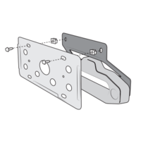 AEV Hawse/No Fairlead Licence Mount