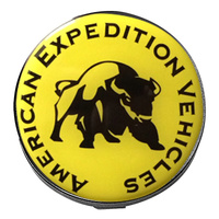 AEV Wheel Centre Cap Sticker (yellow)