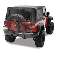 JK HighRock Rear Bumper with Carrier