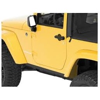 Bestop HighRock 4X4 Black Rocker Trim for 07-17 JK 2-Door (except Rubicon)