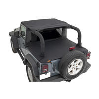 Bushwacker JK 2 Door Trail Armour Flatback Soft Top