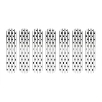 DV8 Polished Aluminum JK Wrangler Grille Inserts