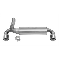 JK Stainless Steel Axle-Back Exhaust System