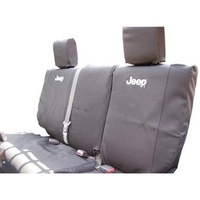 Jeep JK Seat Cover Rear Black 07-10 4d