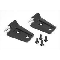 JK Door Hinge Kit Left Black