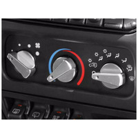TJ Billet Aluminum Dash Knob Kit Red 99-06