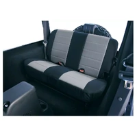 Rear Fold & Tumble Seat Cover -  Black Denim