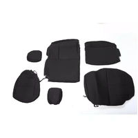 Black Custom Neoprene Rear Seat Cover