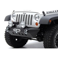 JK SRC Classic Rock Crawler Front Bumper with Winch Plate and D-ring Mounts