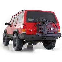 Smittybilt XJ Cherokee XRC Atlas Rear Bar w Tyre Carrier