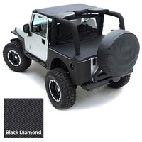 Smittybilt JK Outback Wind Breaker 2d - Black Dia