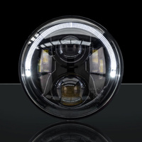 STEDI 7 Inch Carbon Black LED Headlight
