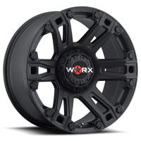 Worx 803 Beast, Satin Black, 5/5 (5/127) 17x9