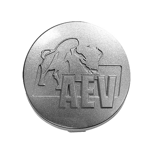 AEV Wheel Centre Cap -Silver Moulded