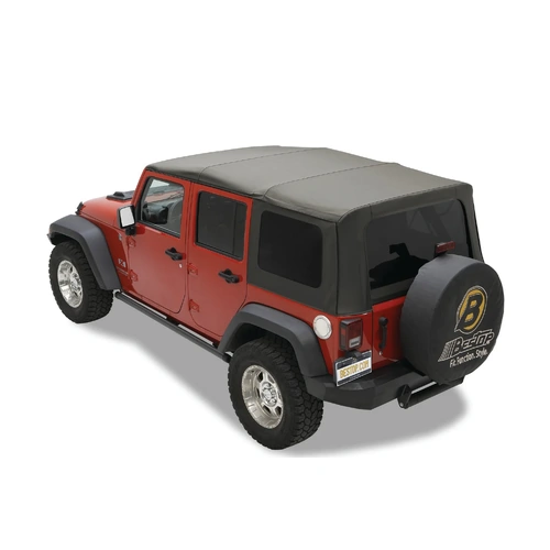 Bestop Replace A Top Black Diamond for OEM Hardware JK 4 Door 2010 Only