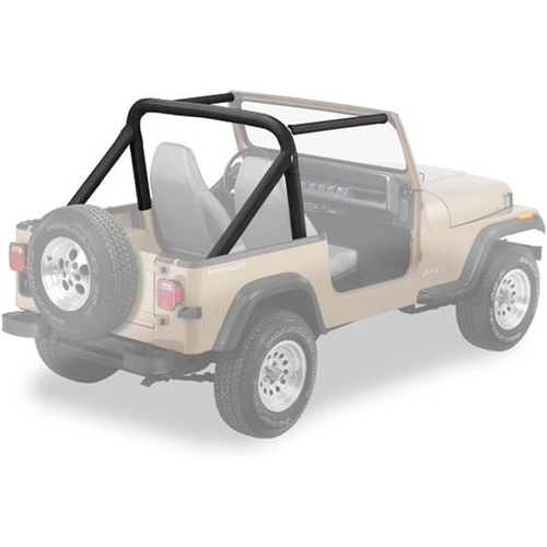 Sport Bar Cover - Jeep '87-90 Wrangler YJ (Black Denim)