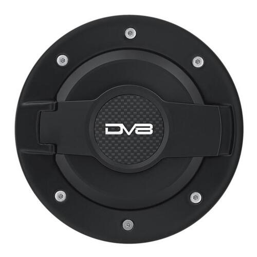 DV8 Anodized Black Aluminum JK Fuel Door 07-18 All Black