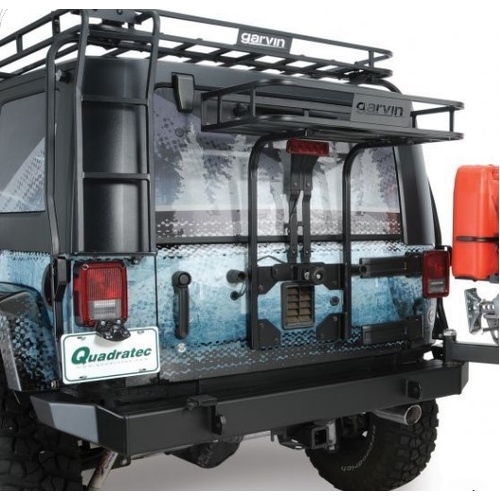 Garvin Trail Rack for 07-18 JK /JKU with Garvin G2 Swing Away