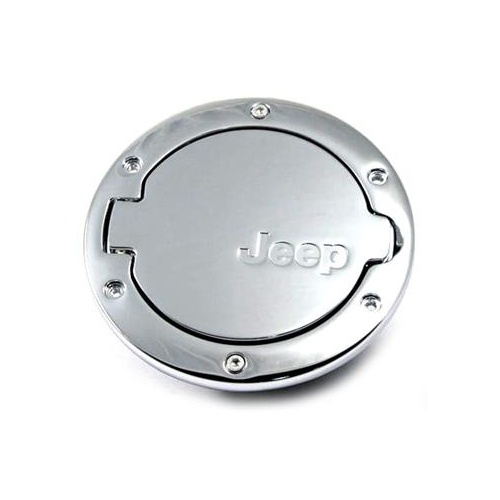 Jeep JK Fuel Door Chrome Alloy 2 door