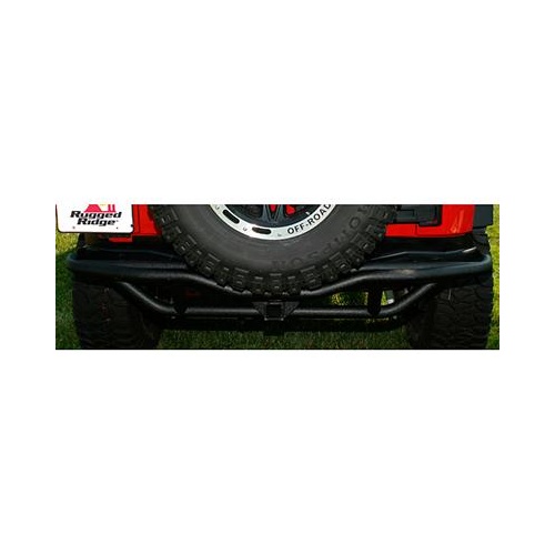 Rugged Ridge JK Wrangler RRC Rear Bumper with Hitch