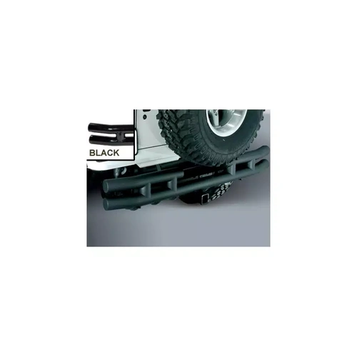 Dual Tube Rear Bumper - Textured Black