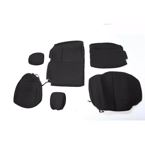 Black Custom Neoprene Rear Seat Cover