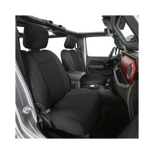 Smittybilt JL Front and Rear Seat Cover Kit Black