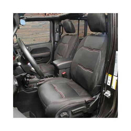 JL 4 Door GEN2 Front and Rear Seat Cover Kit Black