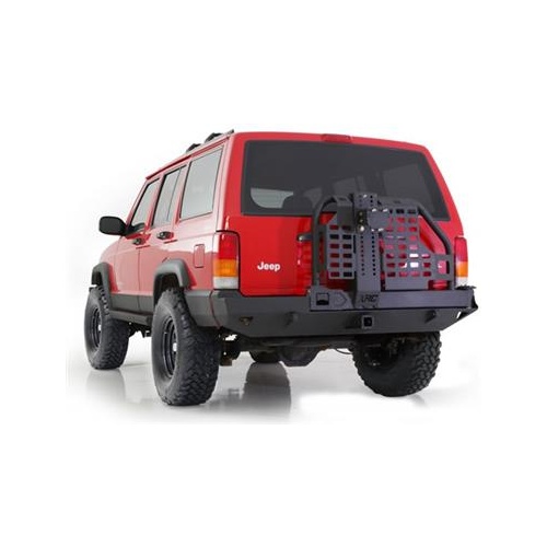 Smittybilt XJ Cherokee XRC Atlas Rear Bar w Tyre Carrier