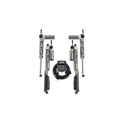 JL 4 Door 2-4.5" Falcon SP2 3.5 E-Adjustable Shock Kit